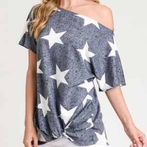 Off The Shoulder Star Top